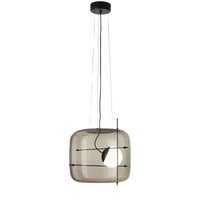 Suspension en verre fumé pour chambre et salon – Silmarise