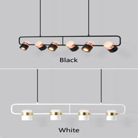Suspension Métal Noir LED Design Moderne – Juriane