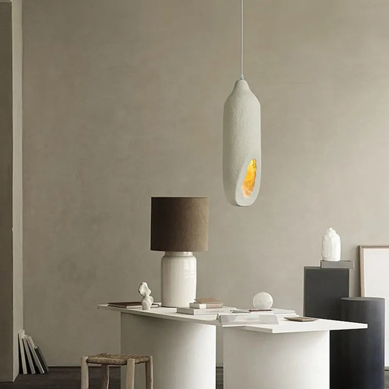 Suspension Intérieur Moderne Teinte Beige et Finition Élégante – Lueur Caverne