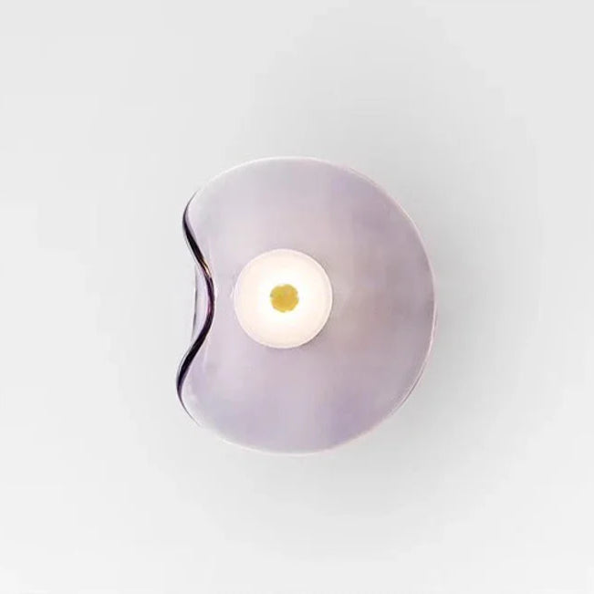 5-10m² 공간용 프리미엄 유리·스톤 벽등 – Éclat Ambre