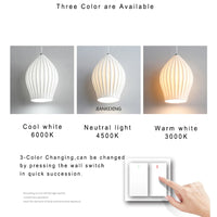 Suspension en céramique nervurée pour salle à manger – Estellion