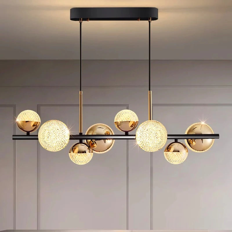 Suspension moderne en acrylique pour salle à manger – Ornelia