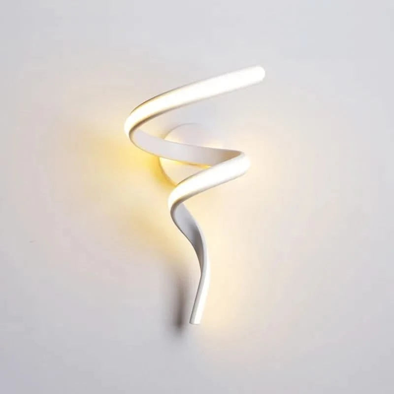 Applique Murale Design Tourbillon Lumière Diffuse – Spirale