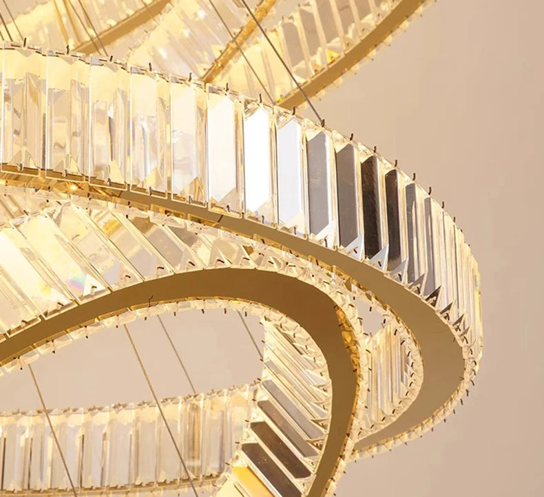 Lustre Cristal Moderne pour Salon et Salle à Manger – Cristarion