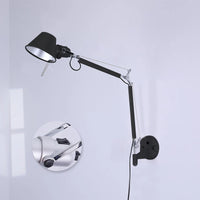 Applique Murale Noire Ajustable en Aluminium – Sveltiö