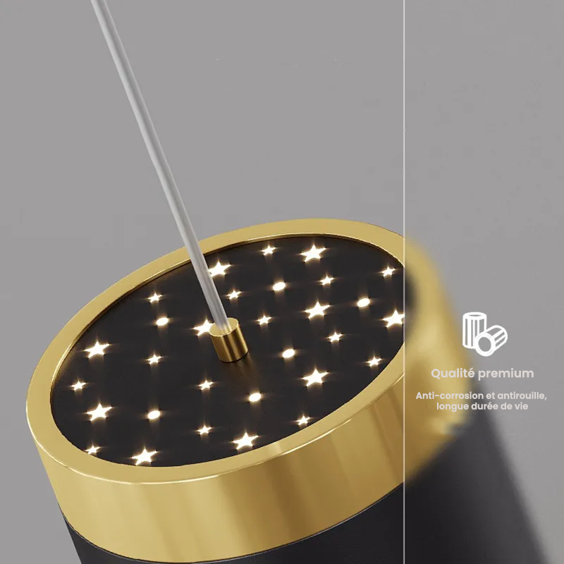 Suspension Réglable Style Minimaliste Effet Céleste – Étoilé Minimaliste