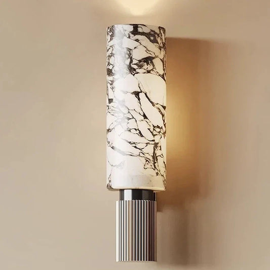 Contemporary Design Alabaster Marble Wall Sconce & Copper – Alabaster