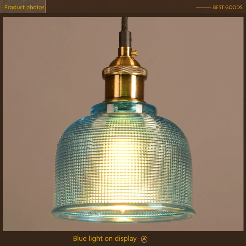 Suspension en verre coloré pour salle à manger – Arcanthe