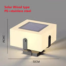 Stainless steel solar garden light – Solastice