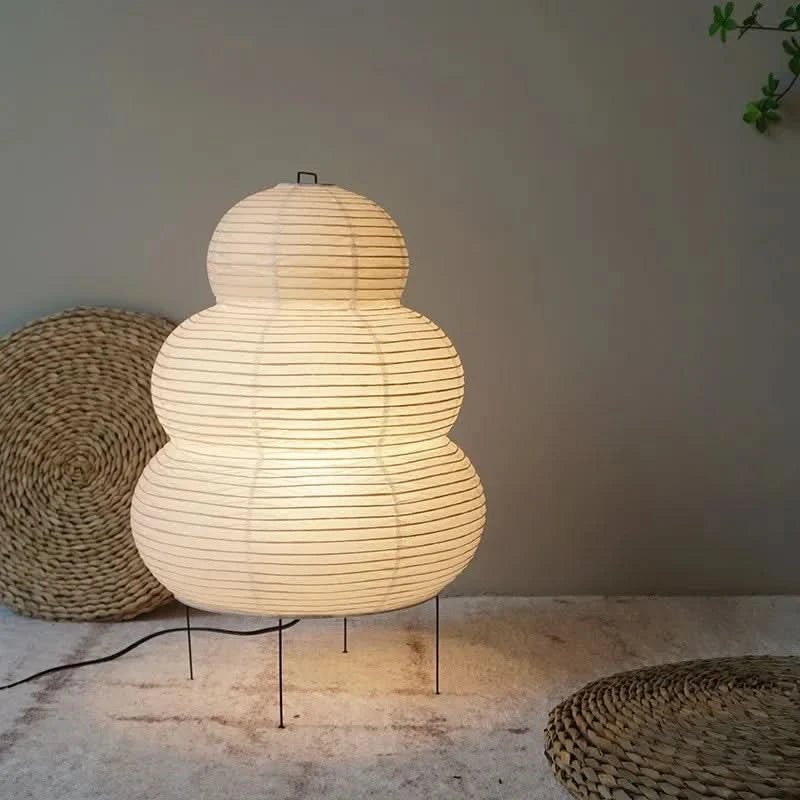 Lampadaire Trépied Papier de Riz Style Japonais – Zen