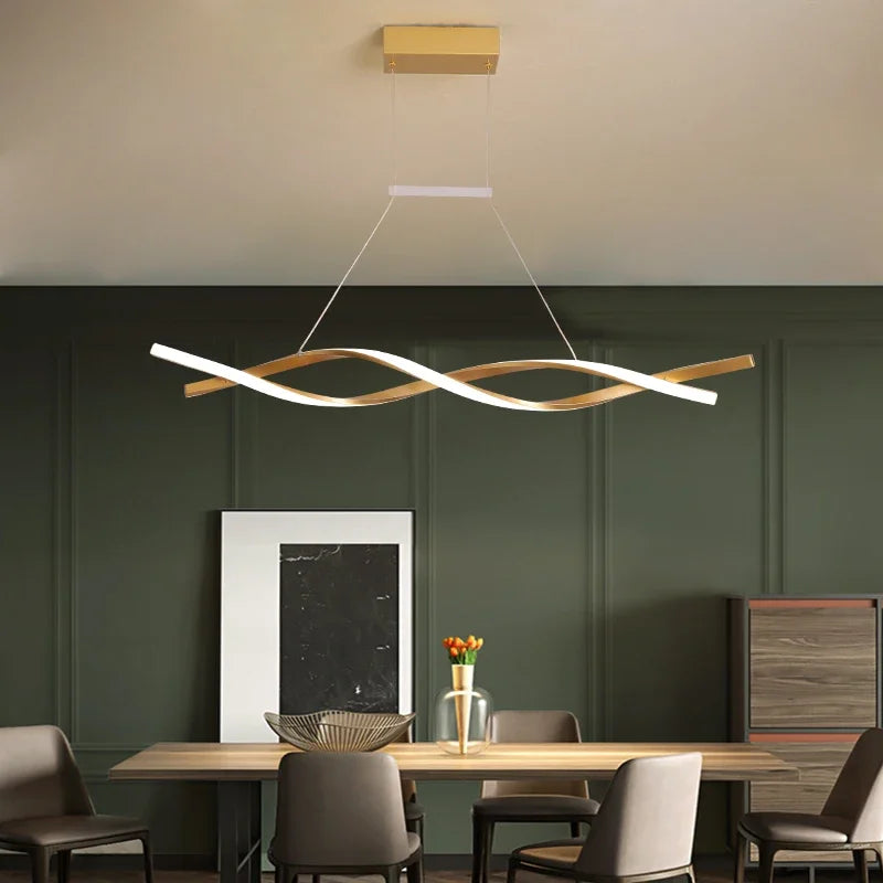 Suspension Métal LED Dimmable Design Moderne – Lumis
