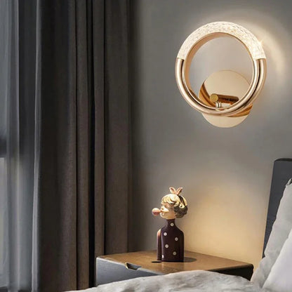 Directional Wall Light Ovalia minimalist design gold with acrylic diffuser - view 13