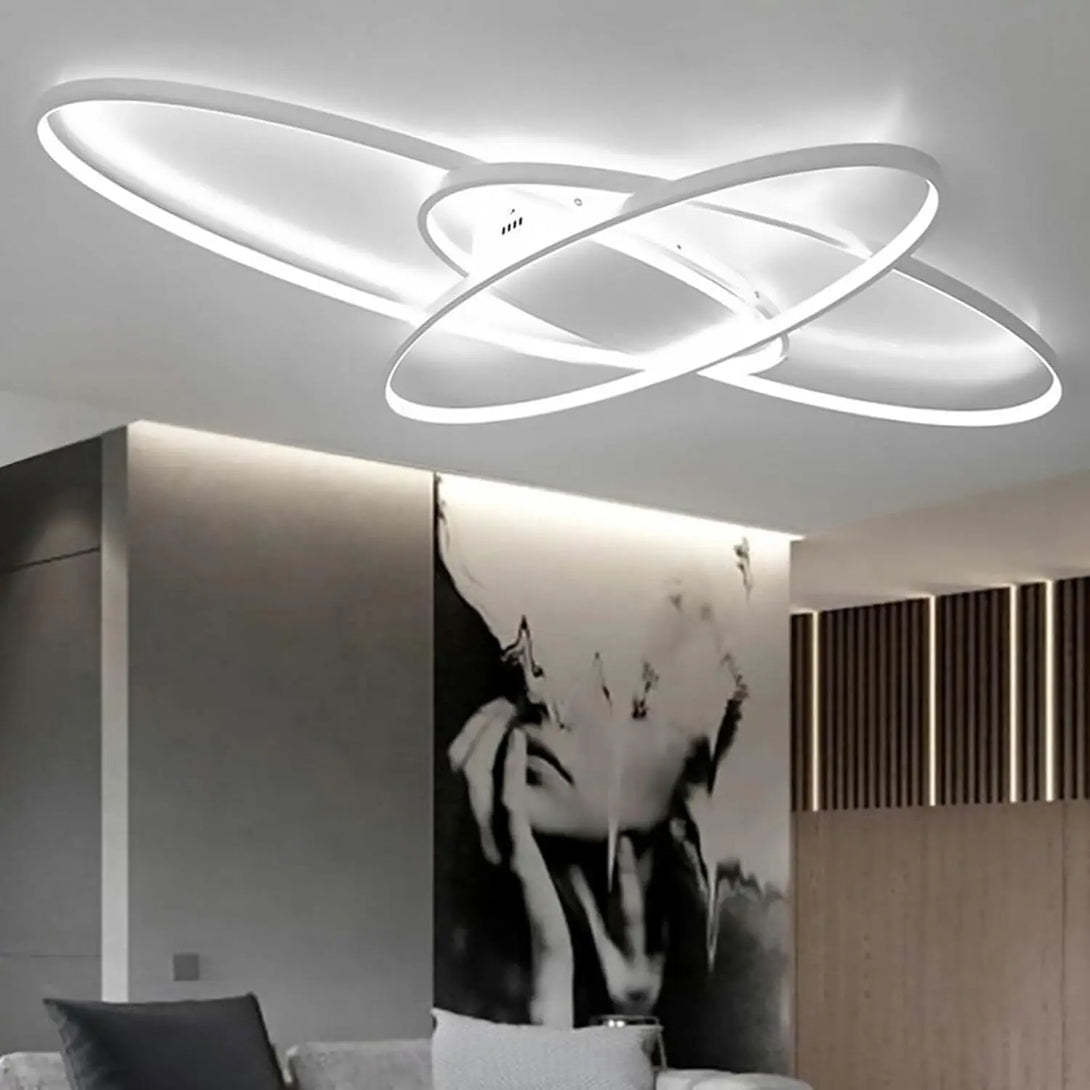 Plafonnier moderne en aluminium pour salon – Alumode