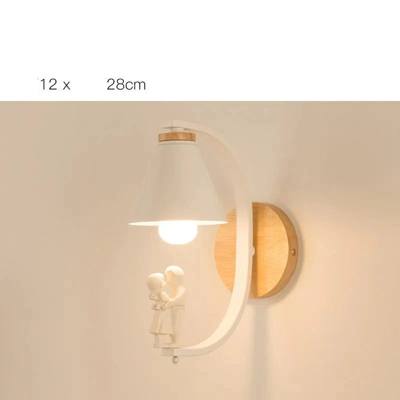 Applique murale en fer nordique pour chambre – Serenion