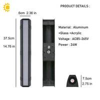 Applique murale LED moderne en aluminium – Alumiscape