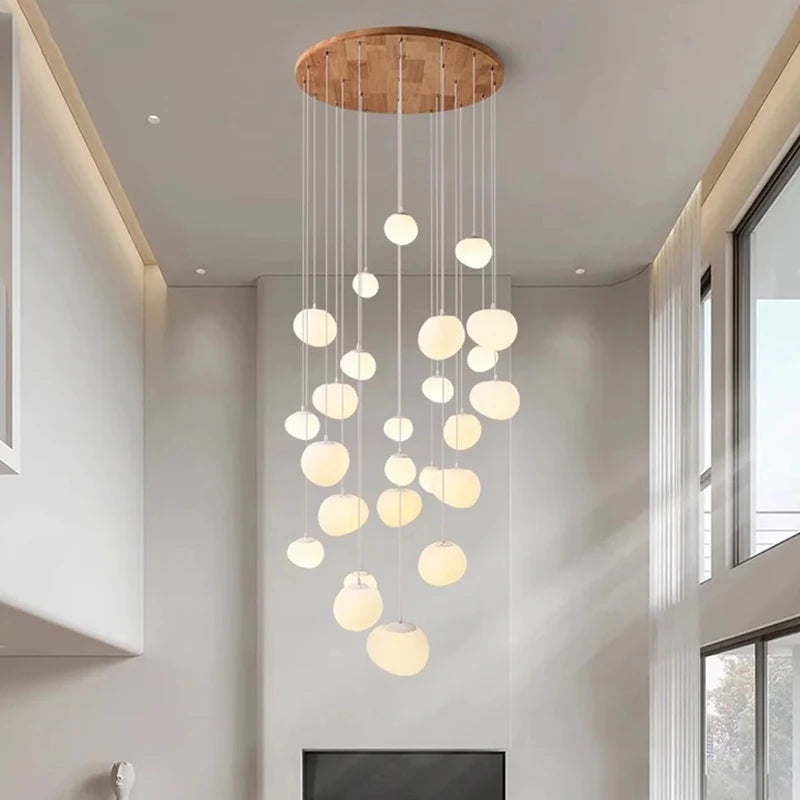 Lustre moderne en alliage pour salons et escaliers – Orialys