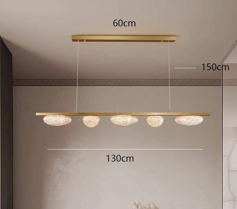 Suspension moderne en fer pour salle à manger – Solistra