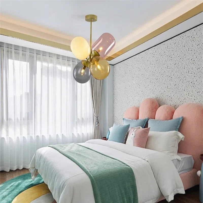 Suspension Design Aérien Multicolore Style Contemporain – Nimbus