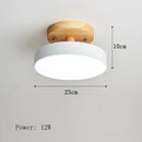 Plafonnier nordique en bois pour couloir – Arborise