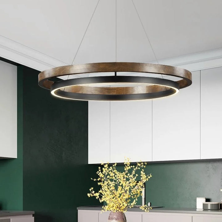 Lustre moderne minimaliste en fer pour salle à manger – Cironde