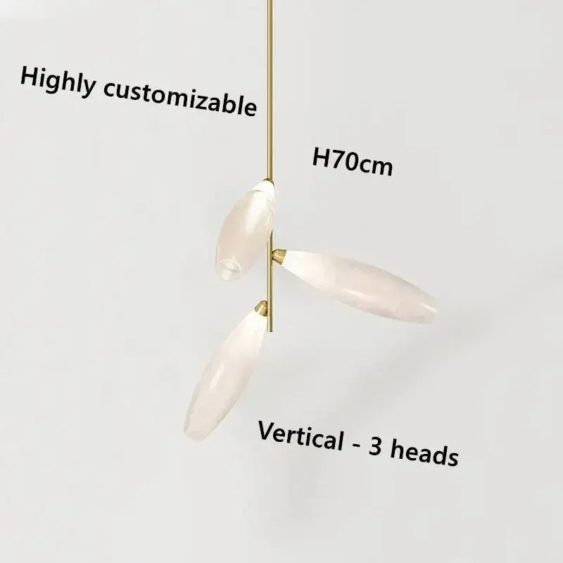 Suspension LED en verre design nordique pour salle à manger – Estelara