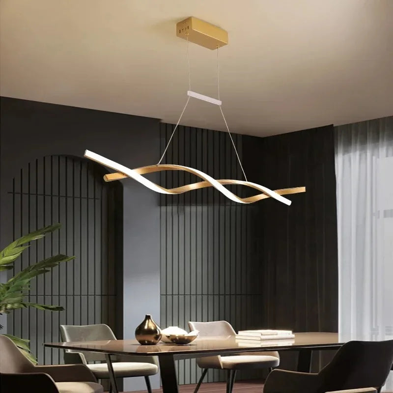 Suspension Métal LED Dimmable Design Moderne – Lumis