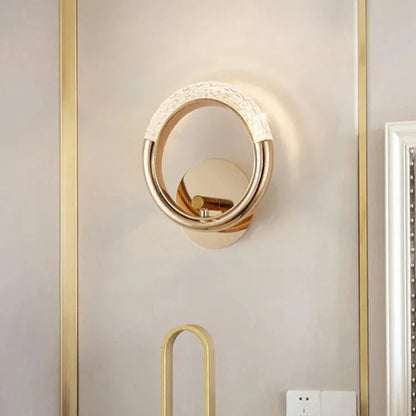 Directional Wall Light Ovalia minimalist design gold with acrylic diffuser - view 16
