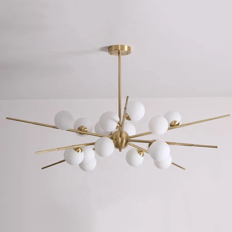 Lustre contemporain en aluminium pour salon – Artalys