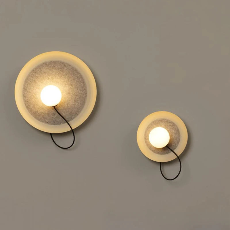 Applique Murale Nordique Minimaliste en PVC pour Chambre – Armoniel