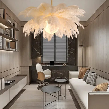 Featherelle Chandelier photo 5 | Luxarmonie