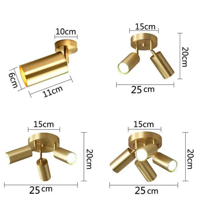 Brass Ceiling Light photo 8 | Luxarmonie