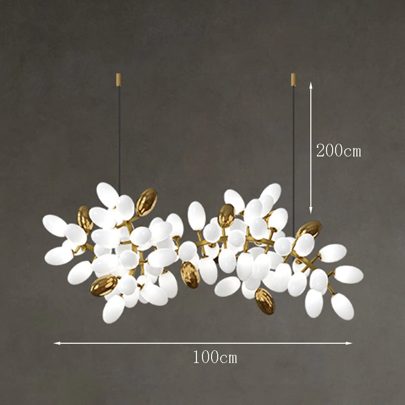 Suspension LED moderne pour salon – Zénithra