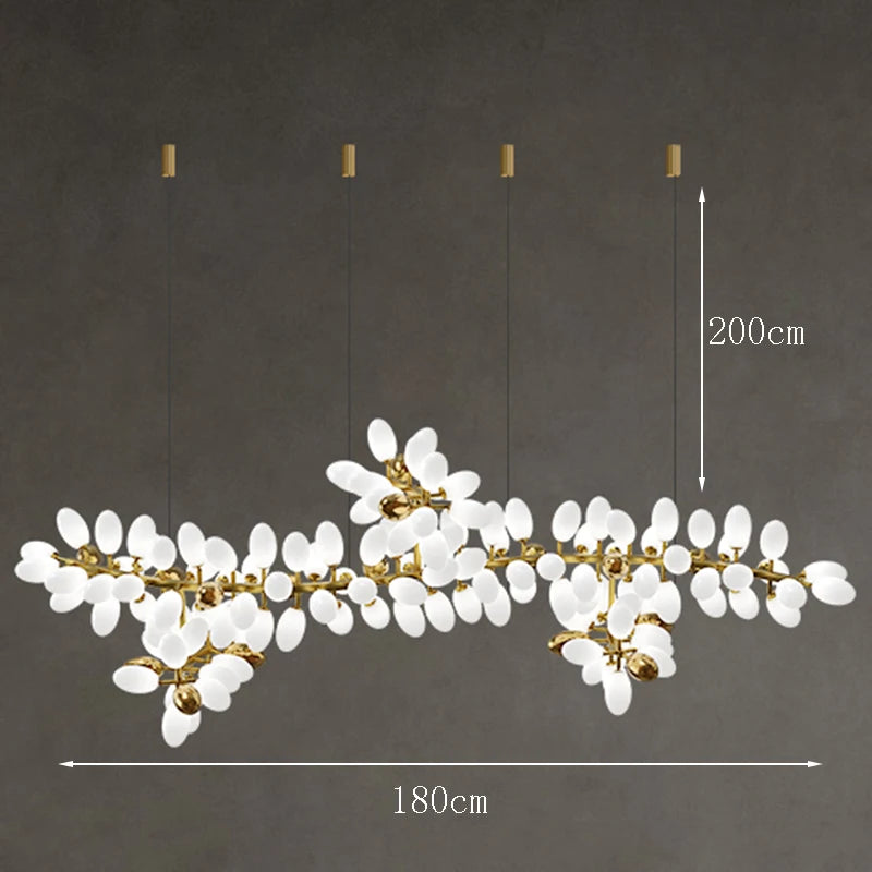 Suspension LED moderne pour salon – Zénithra