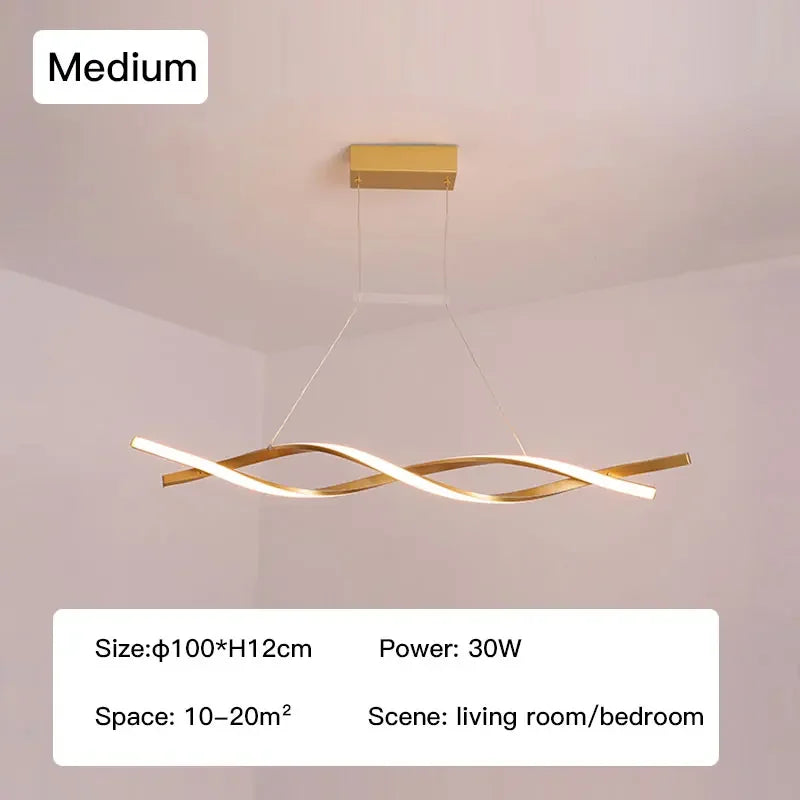 Suspension Métal LED Dimmable Design Moderne – Lumis