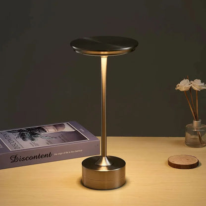 Cordless Lamp Metallico with adjustable touch sensor and minimalist modern design – view 13