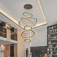 Lustre Cristal Moderne pour Salon – Crystalline
