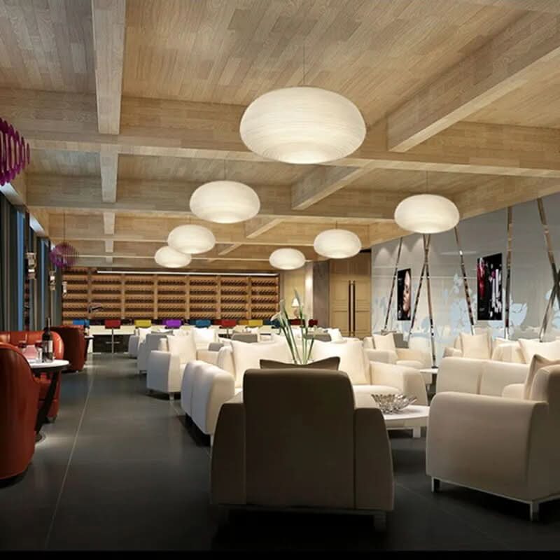 Suspension LED Intérieure Verre Opalin Atmosphère Apaisante – Cocon