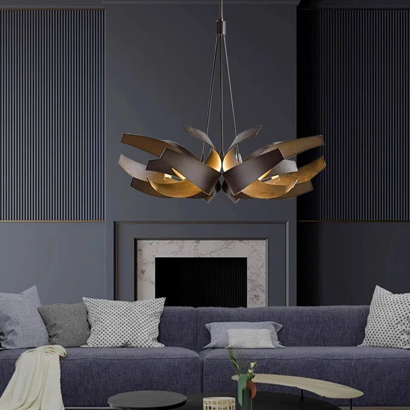 Suspension moderne en alliage pour salon et salle à manger – Diamenia
