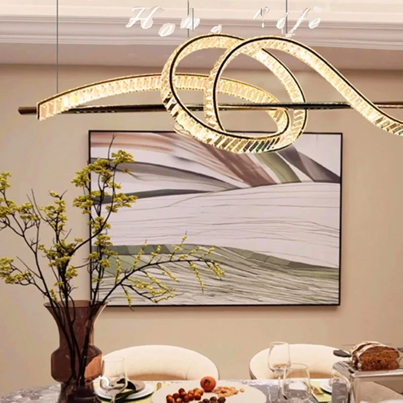 Lustre en Cristal Moderne pour Salon – Cristarion