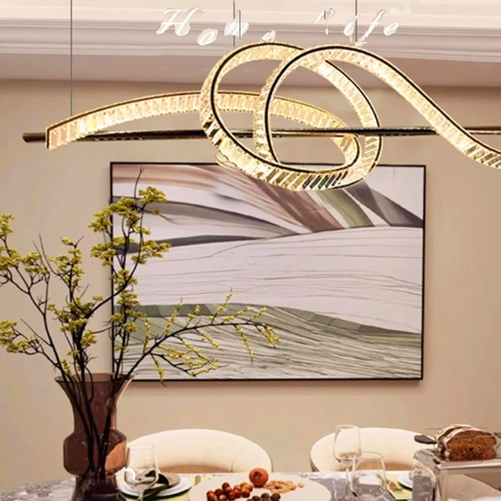 Lustre en Cristal Moderne pour Salon – Cristarion