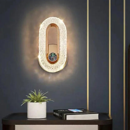 Directional Wall Light Ovalia minimalist design gold with acrylic diffuser - view 14