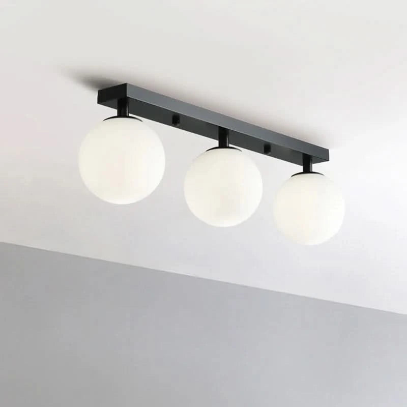 Plafonnier Design Épuré à Trois Points de Lumière –  Clarion