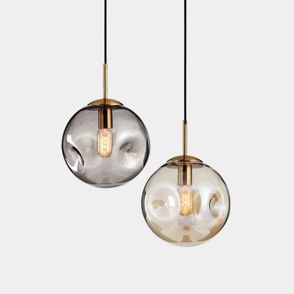 Suspension Nordique en Verre pour Salon et Chambre – Orbalya