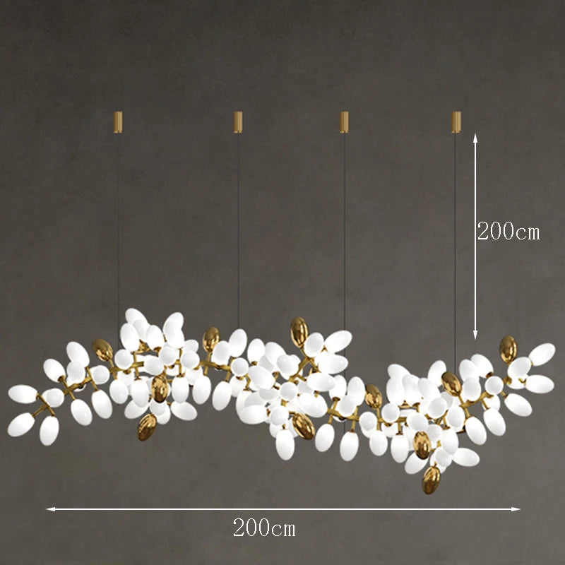 Suspension LED moderne pour salon – Zénithra