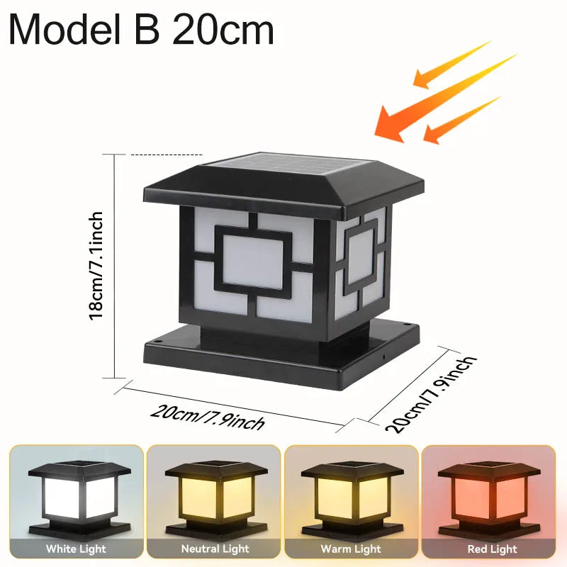 Lampe à poser solaire d'extérieur étanche moderne – Solaira