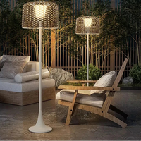 Lampe de jardin extérieur en métal tressé – Verilum
