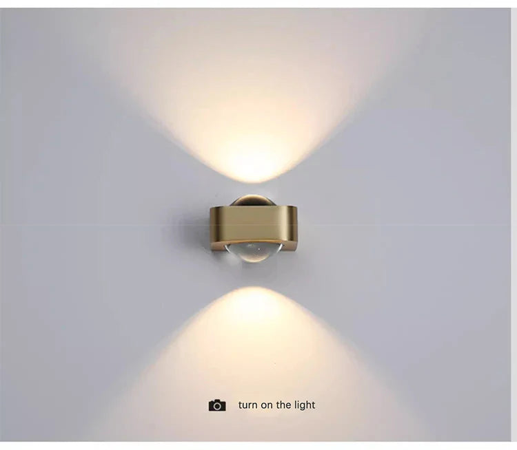 Applique murale moderne en acier inoxydable – Célestorio