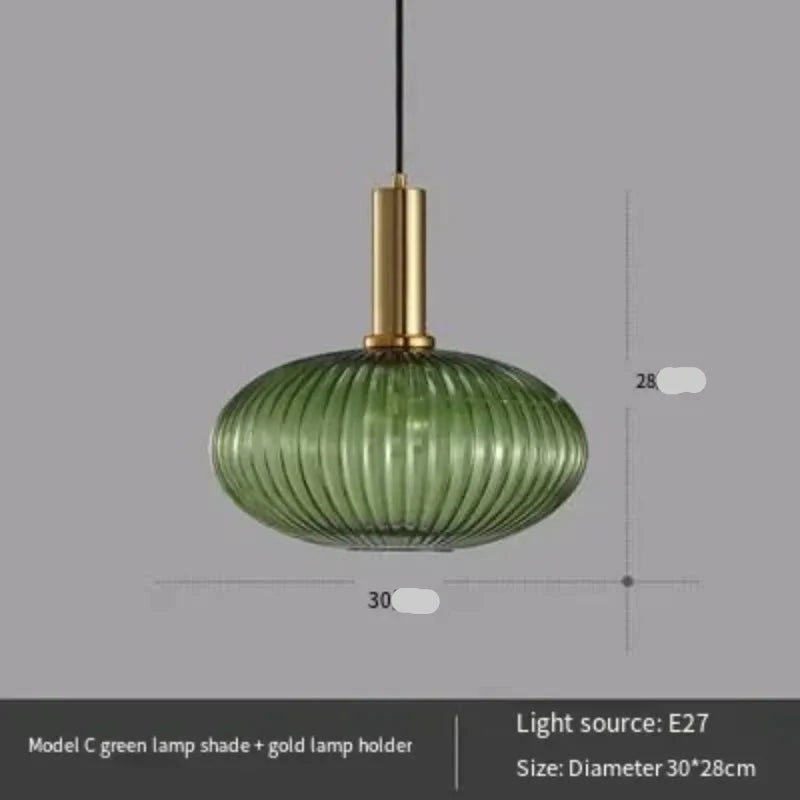 Suspension en verre fumé nordique pour salle à manger – Veranys