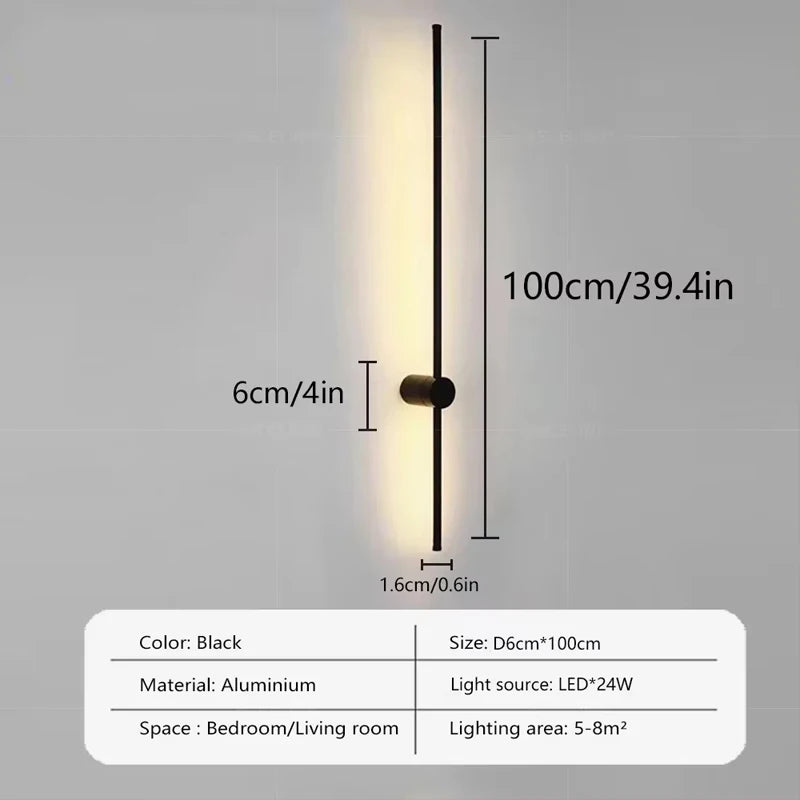 Applique murale LED moderne en fer pour décoration intérieure – Armoniel
