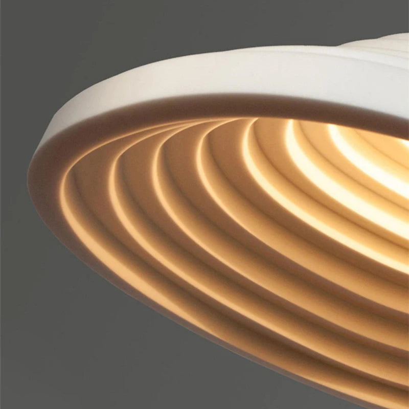 Modern resin pendant light for living room – Zelario